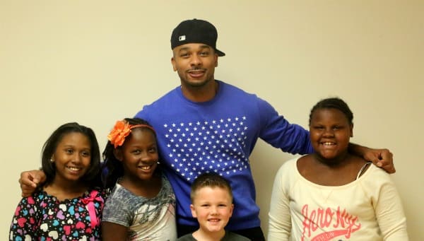 Anthony Burrell teaching students at the Blossom Sisters Foundation master class