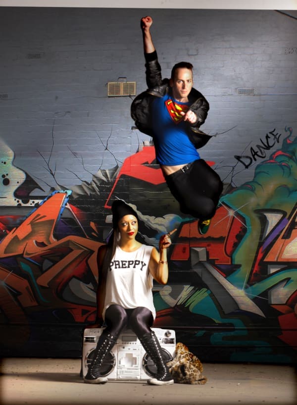 Dance Chat- Yvette Lee & Paul Malek jump