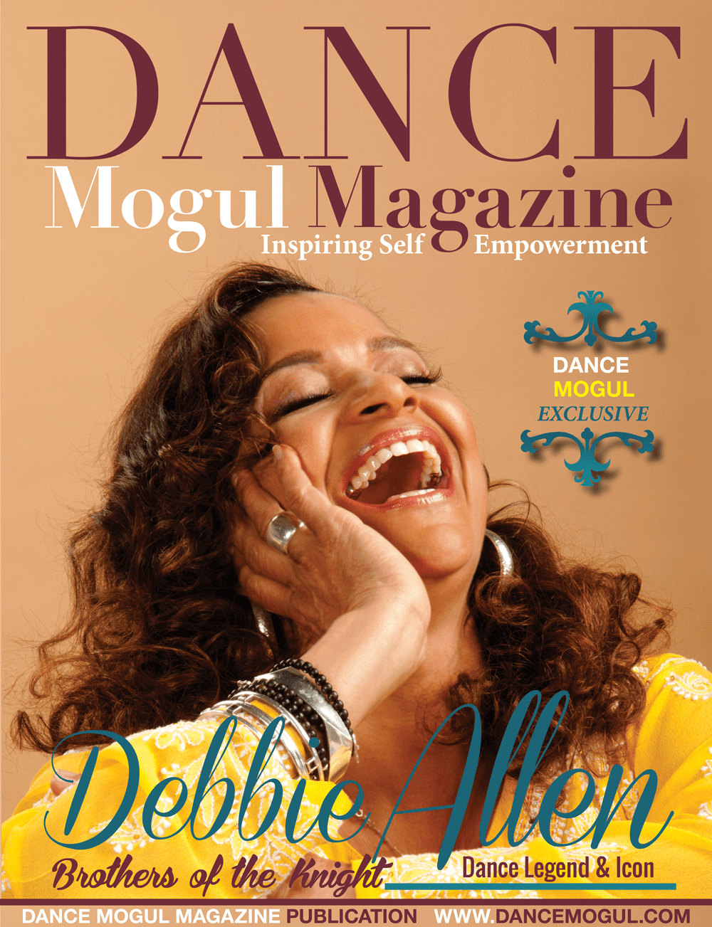 Dance Mogul Magazine 2014 cover featuring Debbie Allen, Brothers of the Knight exclusive