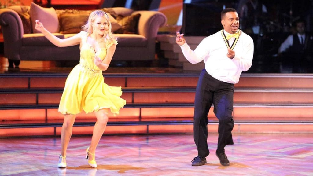 Alfonso Ribeiro performing during Dancing with the Stars Season 19
