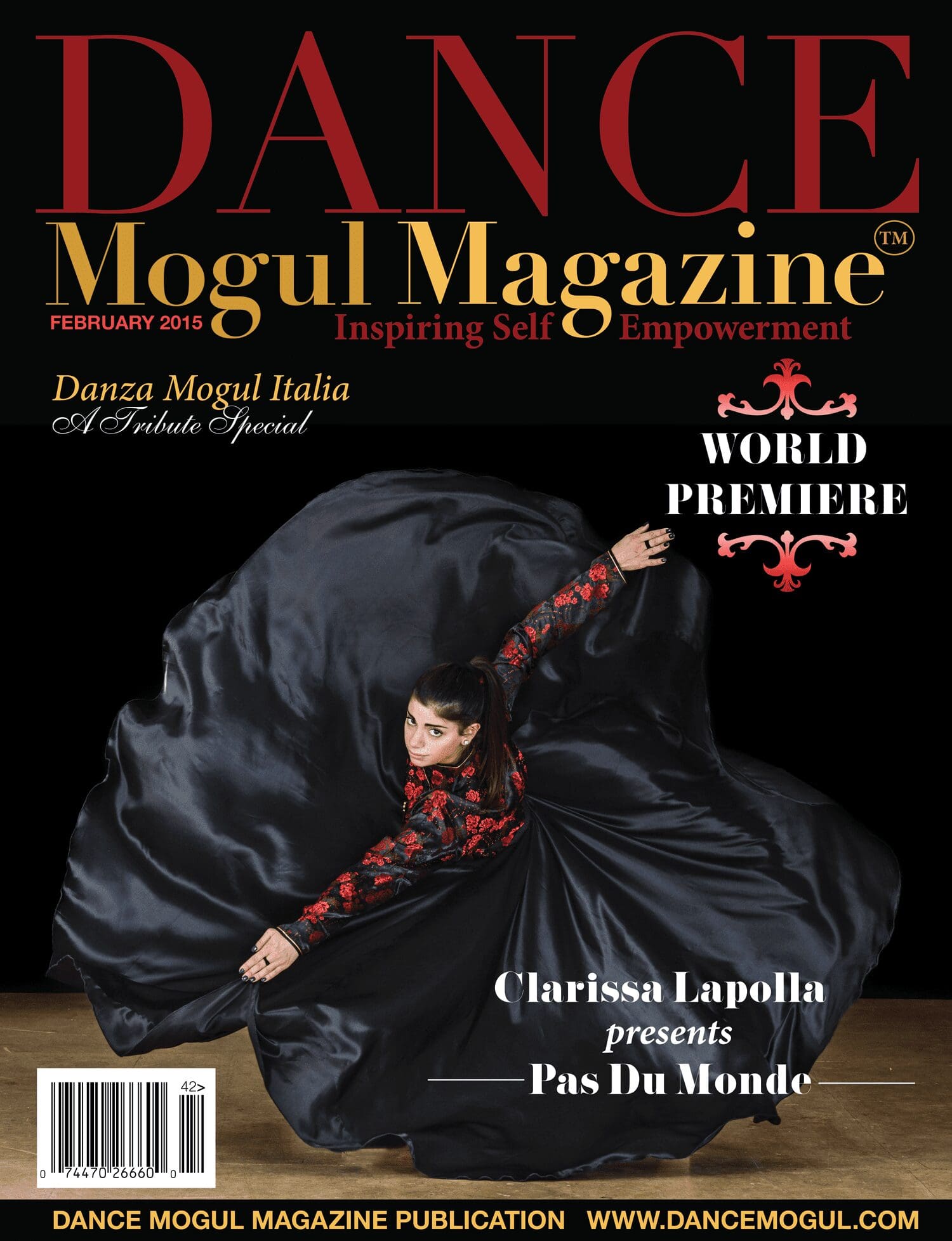 Dance Mogul Magazine featuring Clarissa Lapolla