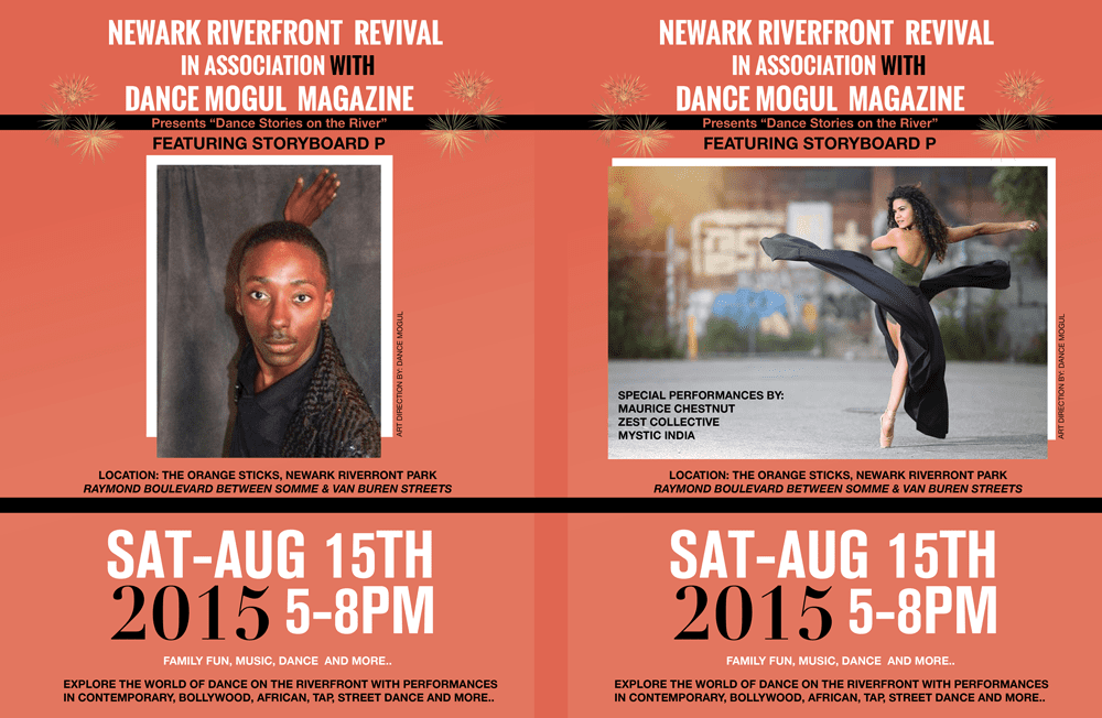 NEWARK RIVERFRONT IN ASSOCIATION WITH DANCE MOGUL MAGAZINE PRESENTS DANCE STORIES ON THE RIVER AUGUST 15, 2015