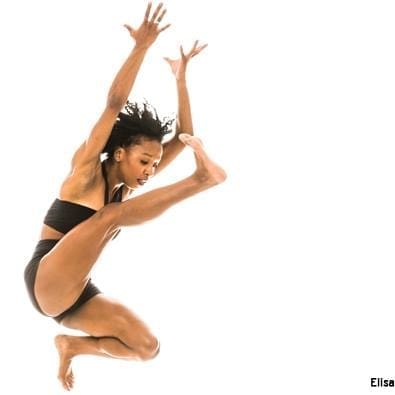 JoVonna Parks, dancer and choreographer, in a contemporary piece
