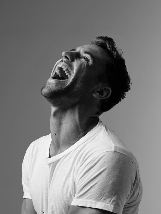 David Ratcliffe black and white headshot professional dancer photo by Daniel Jack Lyons