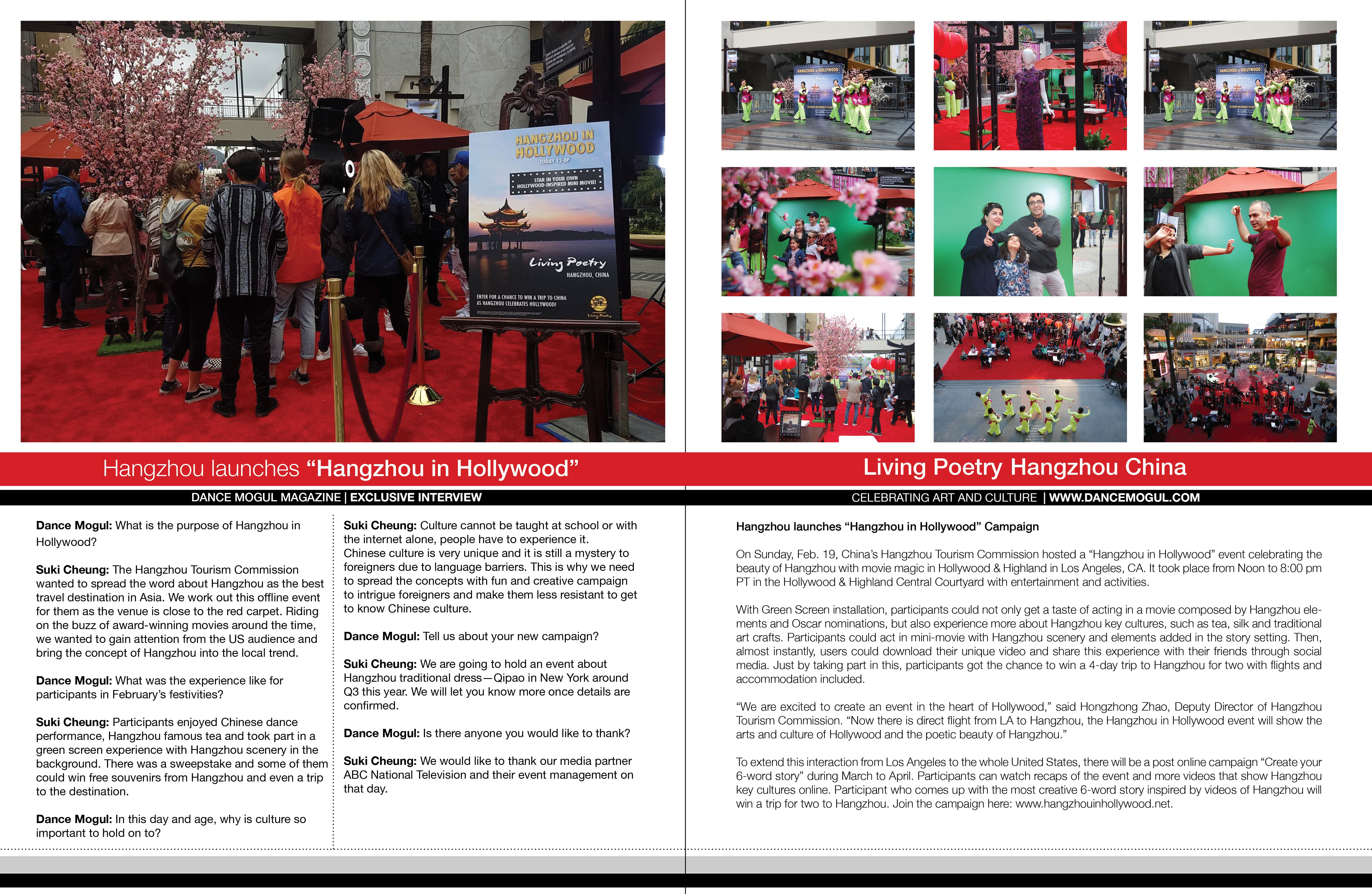 Hangzhou launches “Hangzhou in Hollywood” Campaign